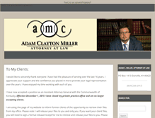 Tablet Screenshot of adammillerlawyer.com